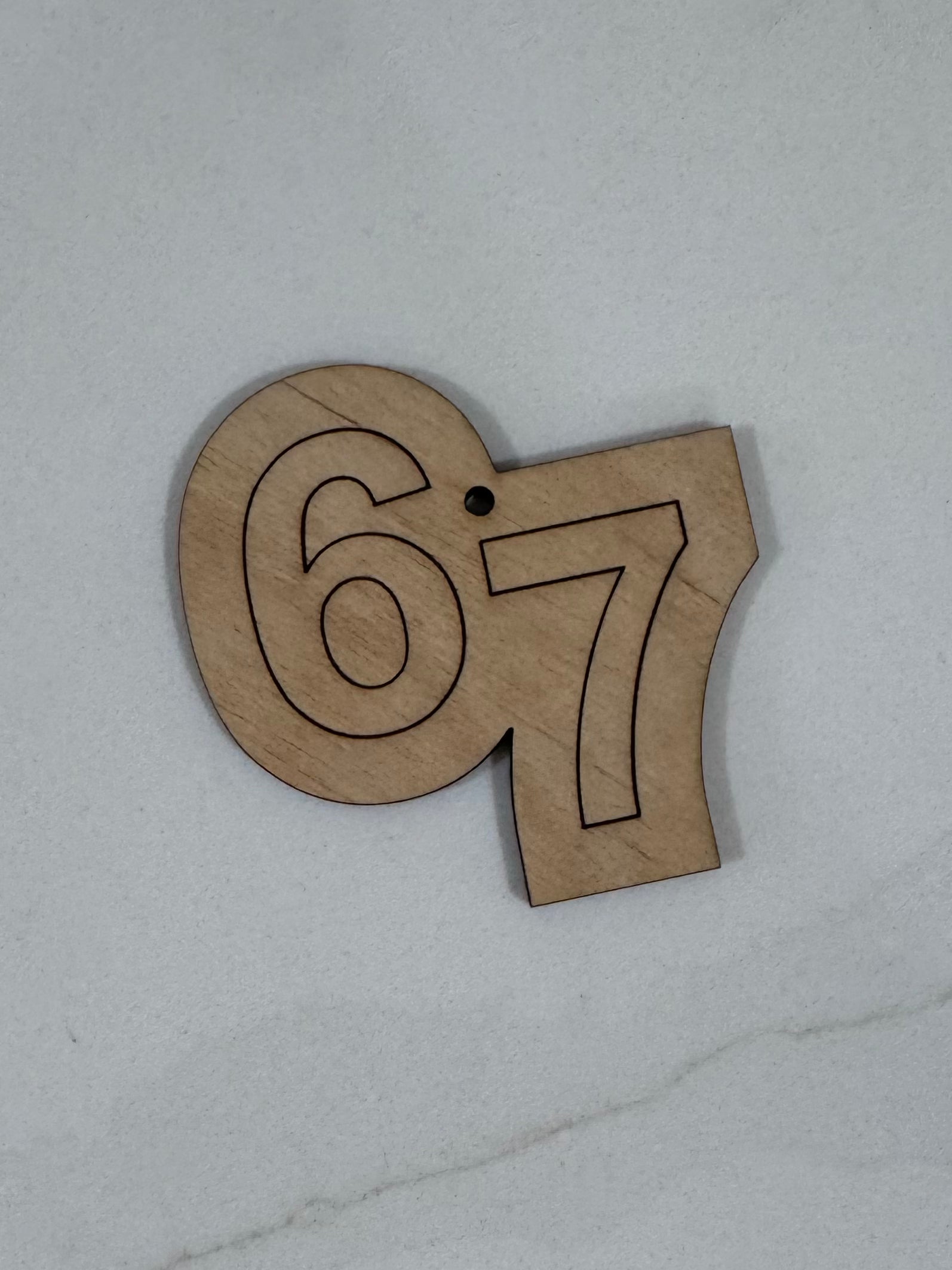 Six Seven 67 ornament-CarpenterFarmhouse