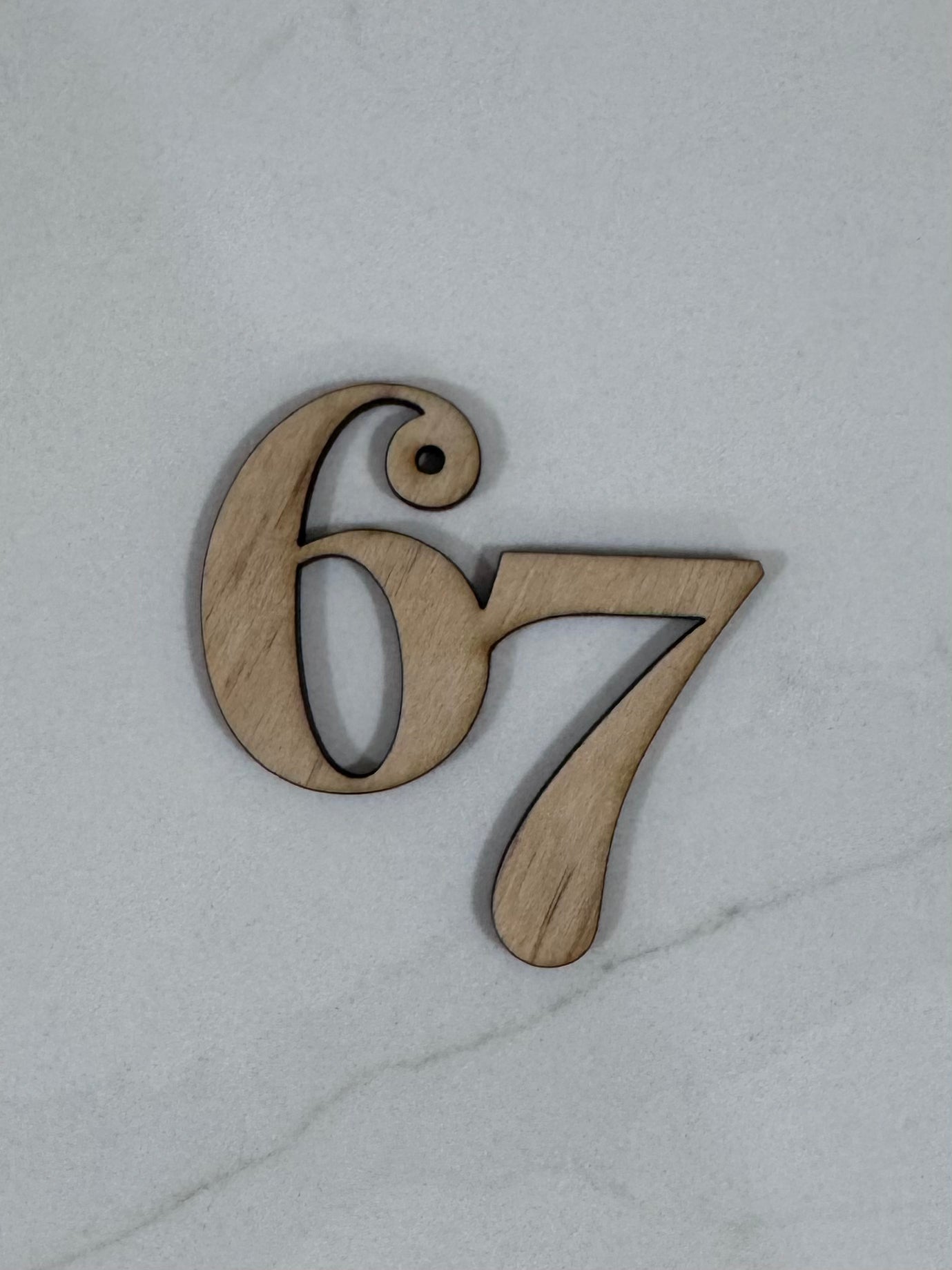 Six Seven 67 ornament-CarpenterFarmhouse