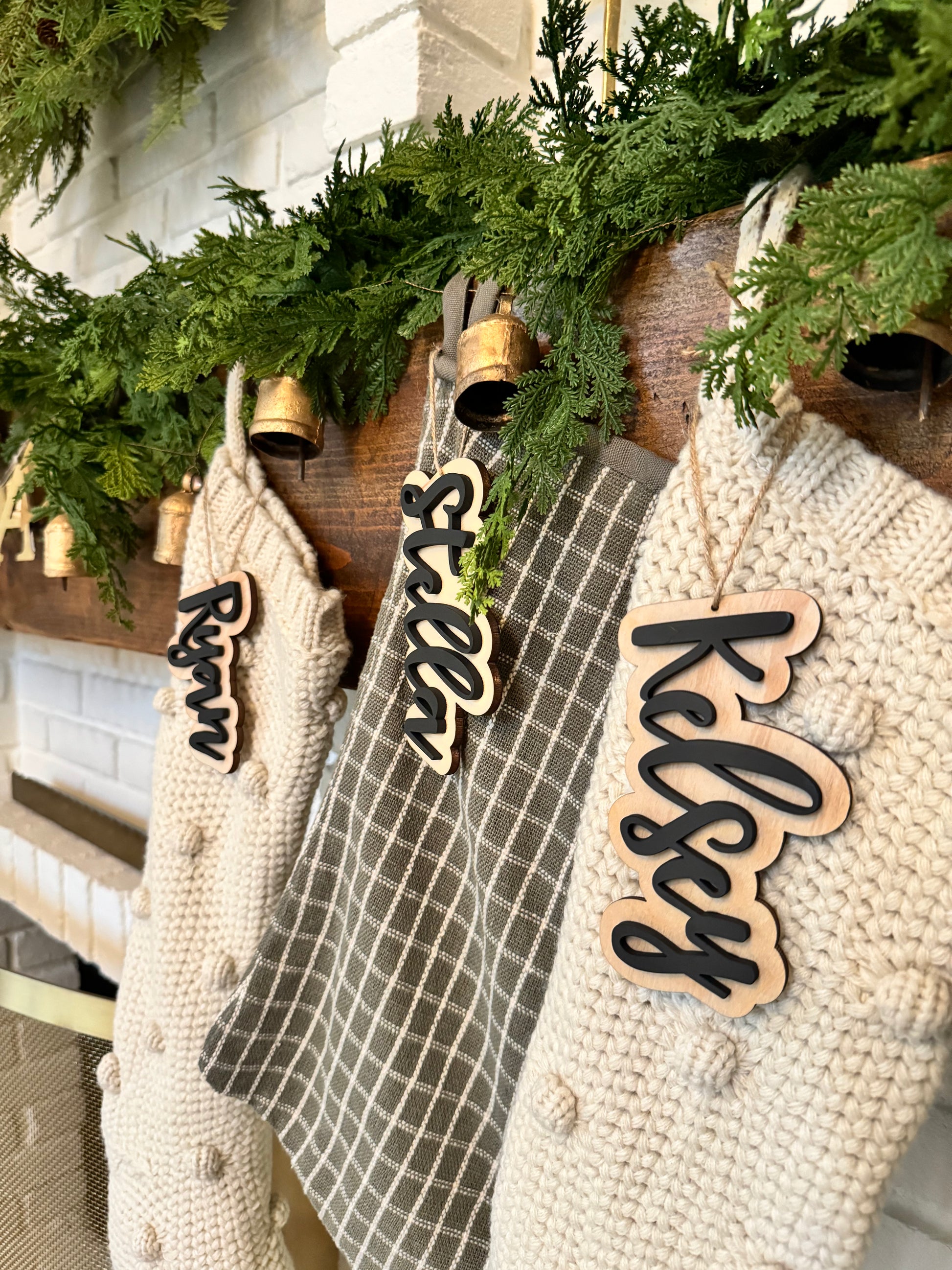 3D Christmas name tags-CarpenterFarmhouse