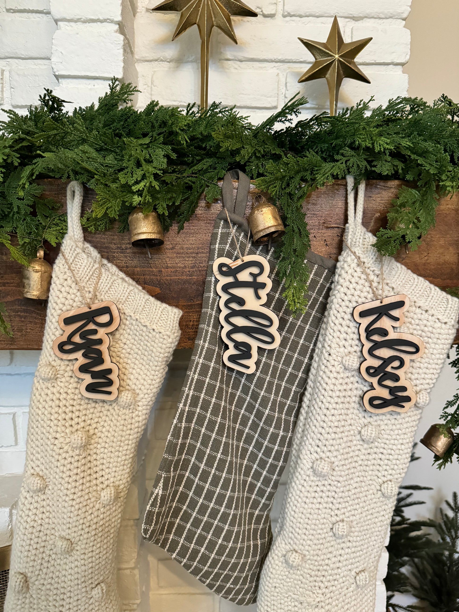 3D Christmas name tags-CarpenterFarmhouse