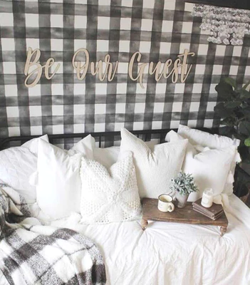 Be Our Guest Wooden Sign-CarpenterFarmhouse