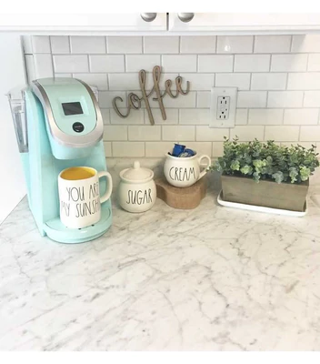 Coffee Wooden Words Sign-CarpenterFarmhouse