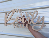We Can Bearly Wait Wooden Sign-CarpenterFarmhouse