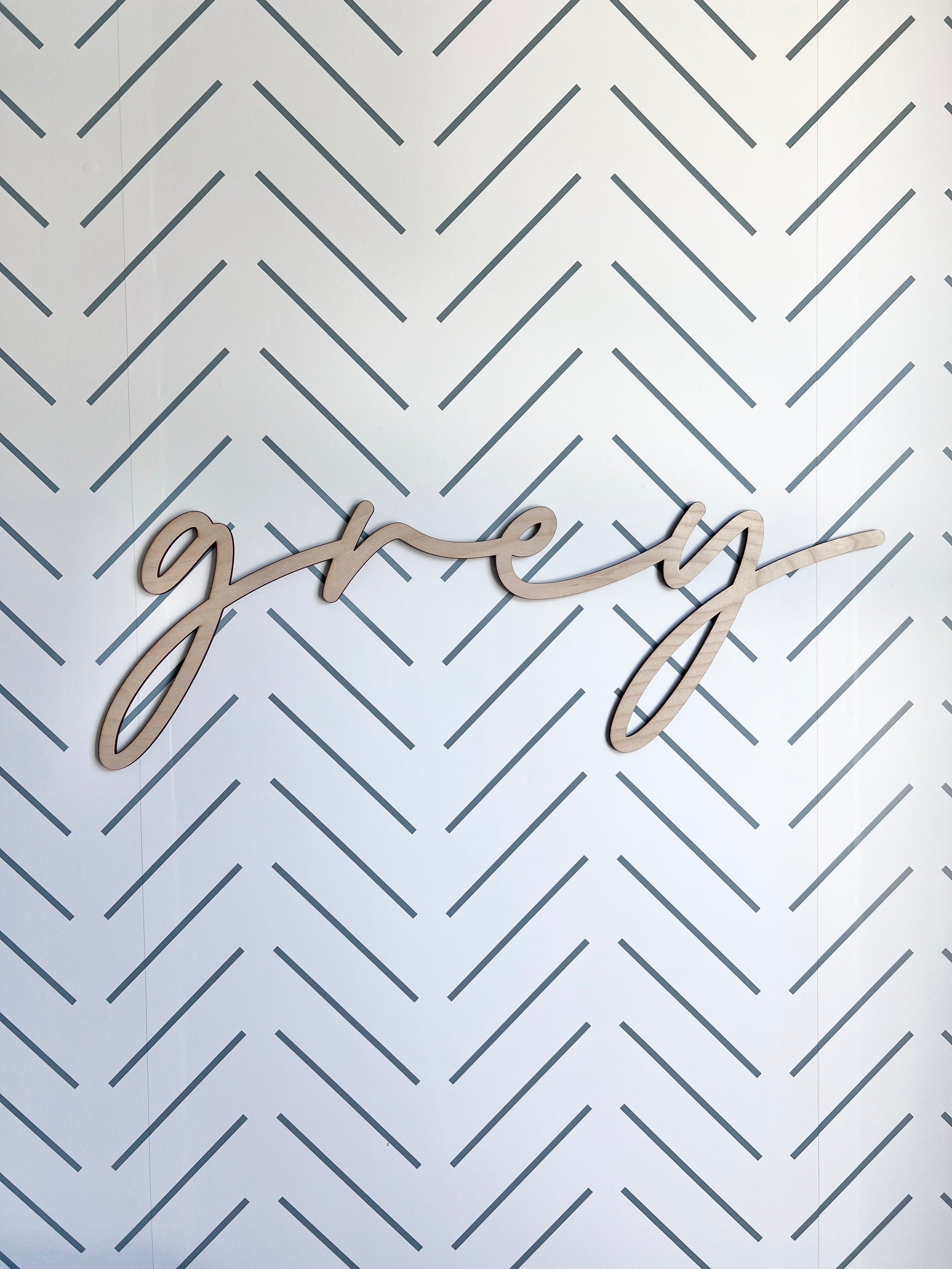 Personalized Custom Wooden Name Sign-CarpenterFarmhouse