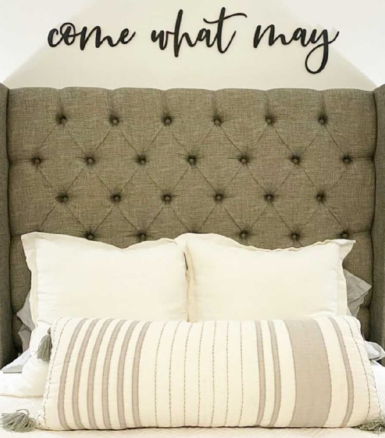 Come What May Wooden Sign-CarpenterFarmhouse