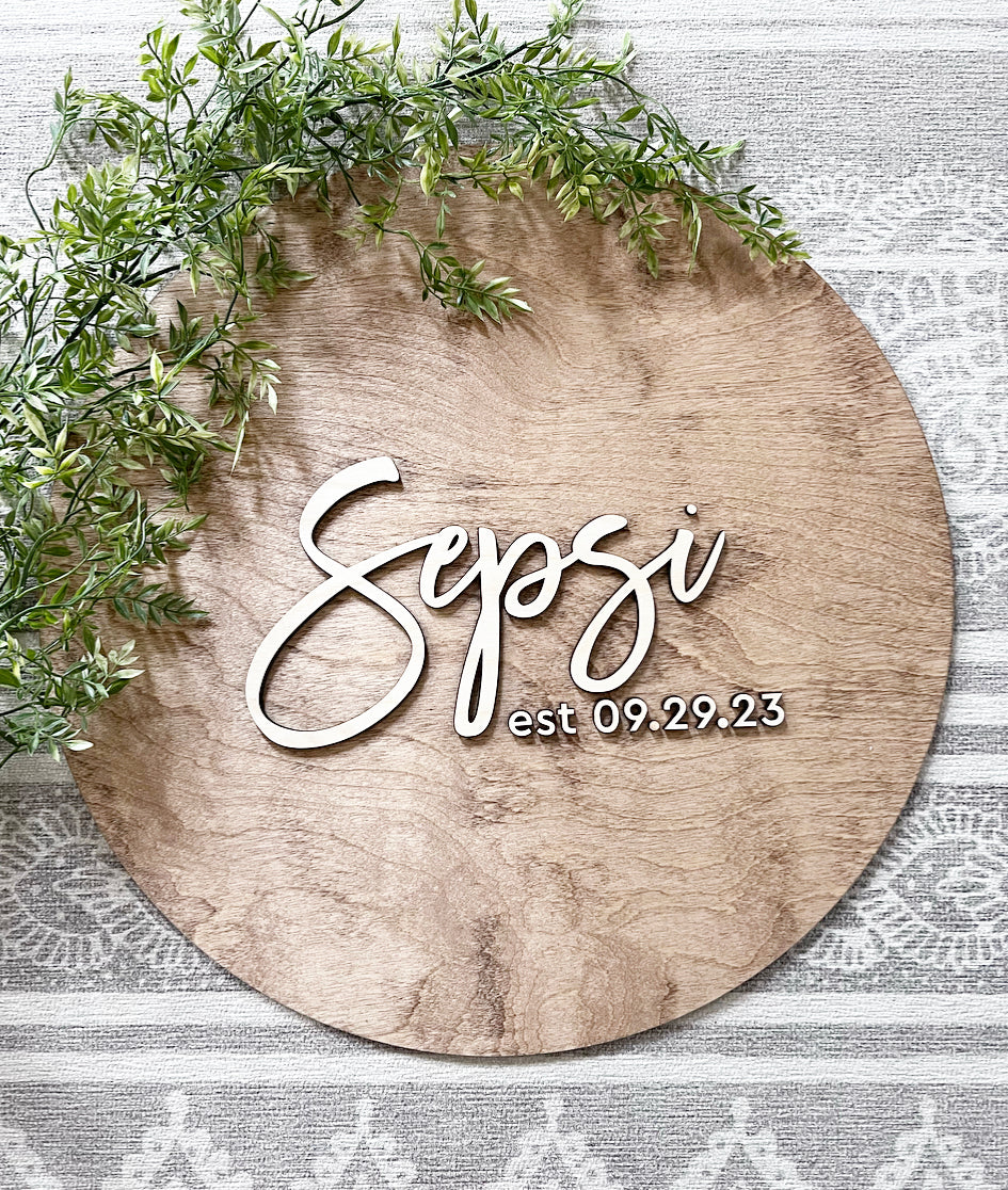 Custom Wedding Guest Book Sign-CarpenterFarmhouse