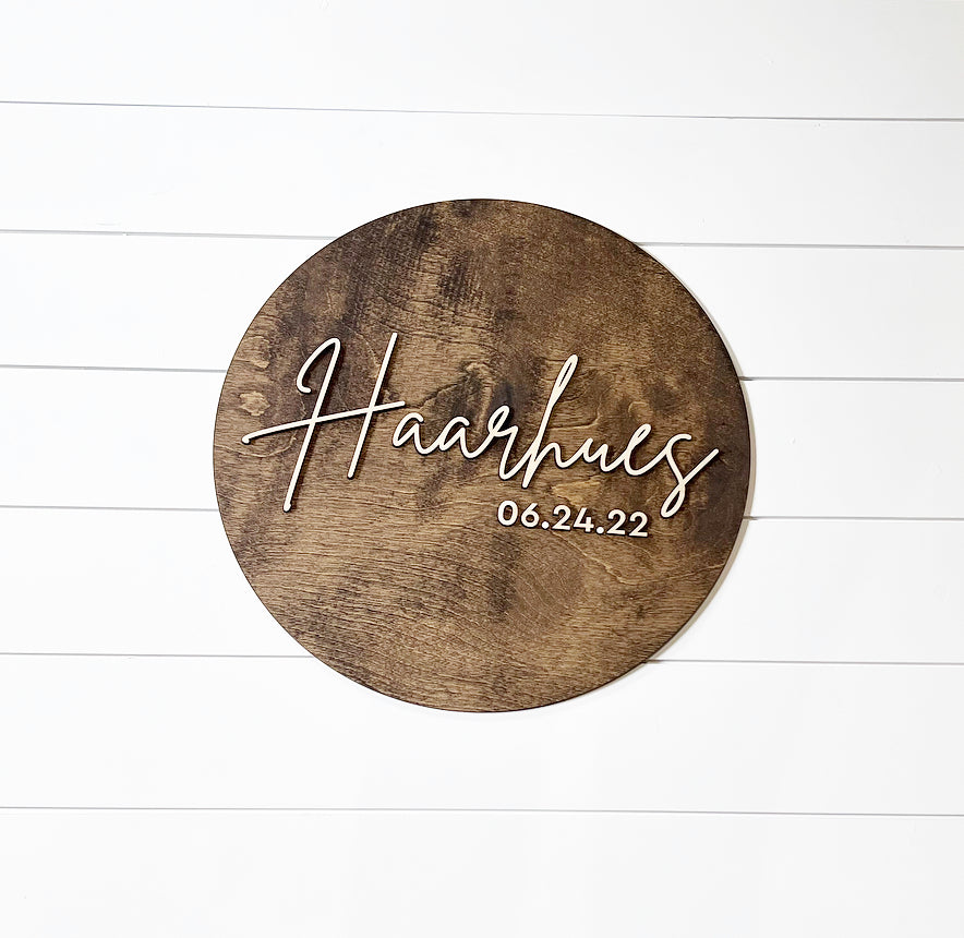 Custom Wedding Guest Book Sign-CarpenterFarmhouse