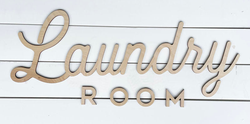 Laundry Room Wall Decor-CarpenterFarmhouse