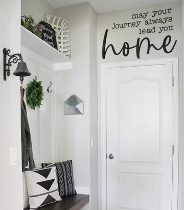 May Your Journey Always Lead You Home Wood Sign-CarpenterFarmhouse