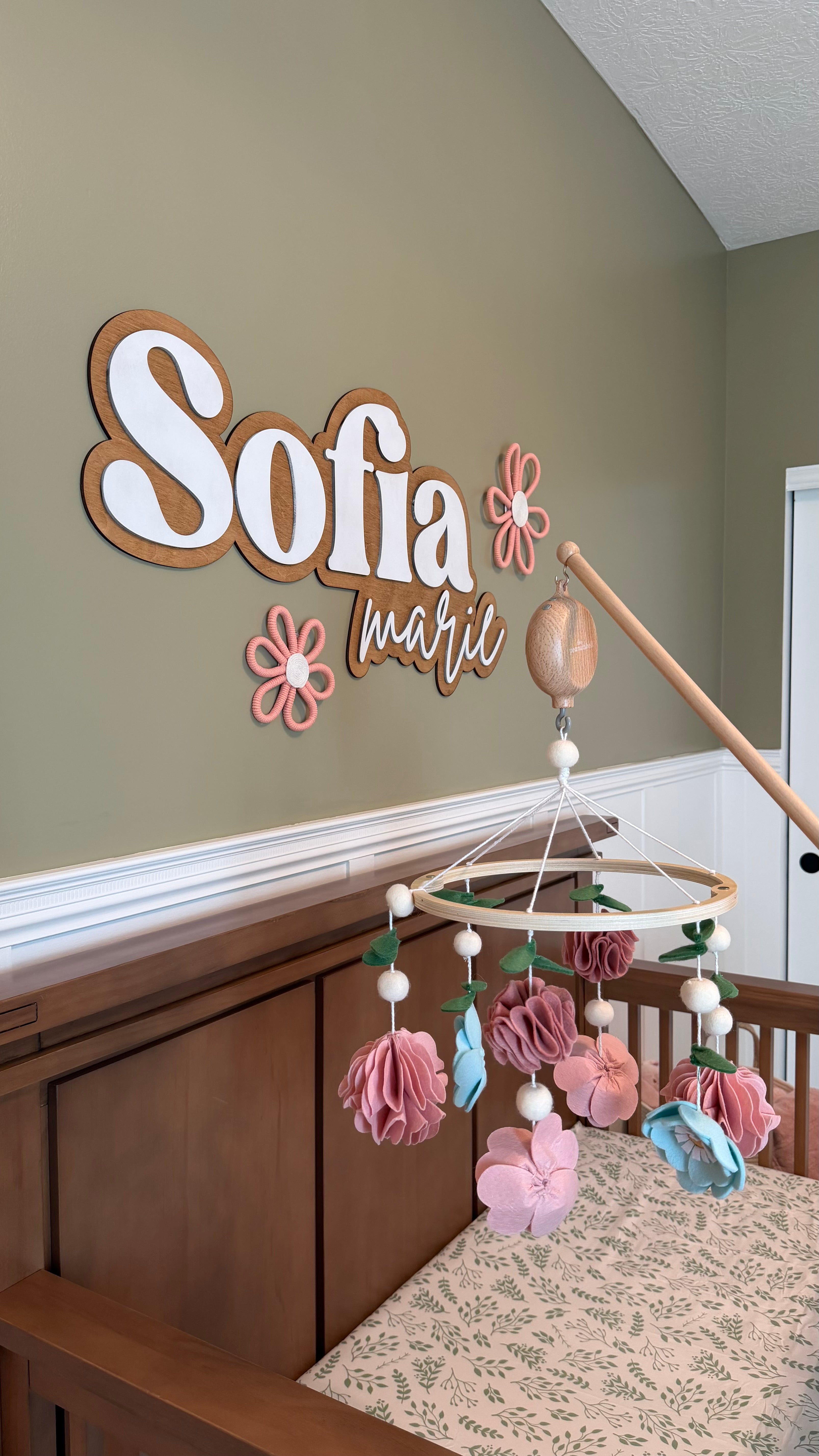 Custom 3D name sign-CarpenterFarmhouse