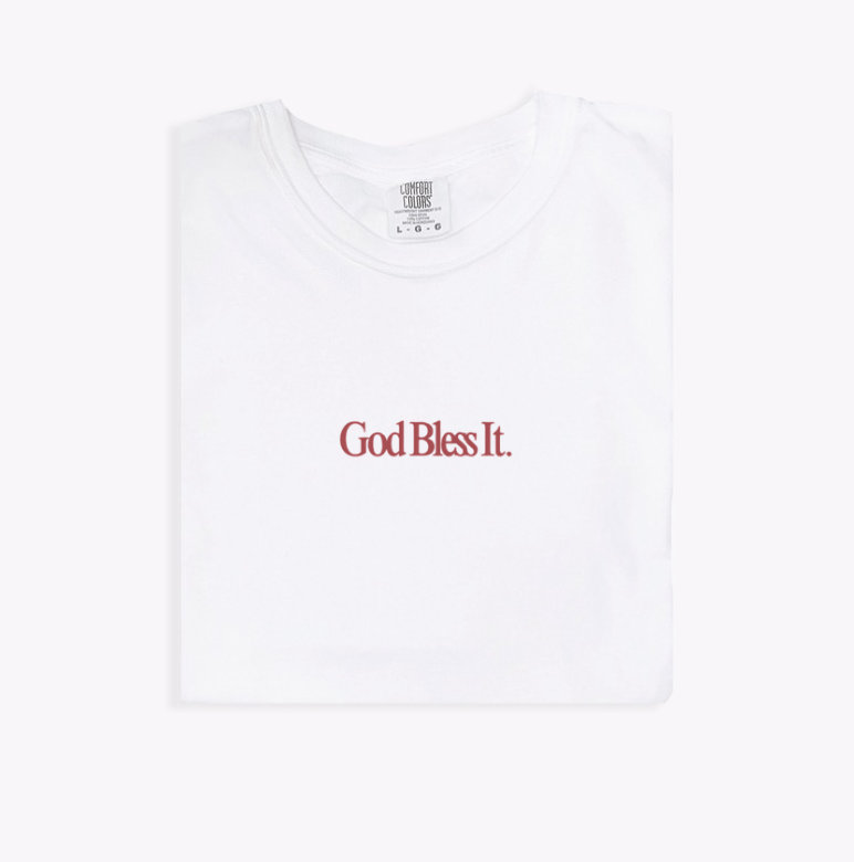 God, Bless It! Minimal Tee-CarpenterFarmhouse