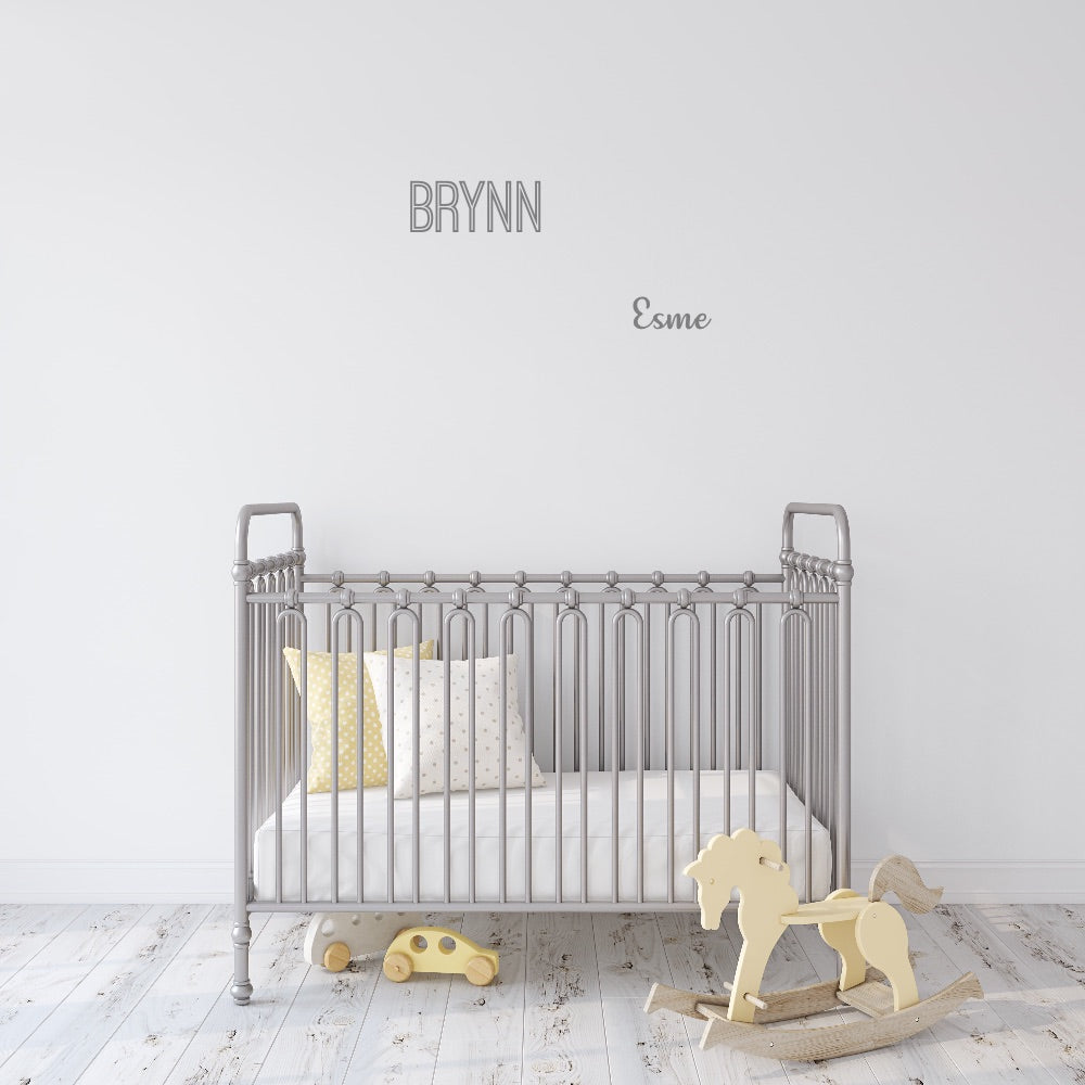 Personalized Two Name Custom Wooden Sign-CarpenterFarmhouse