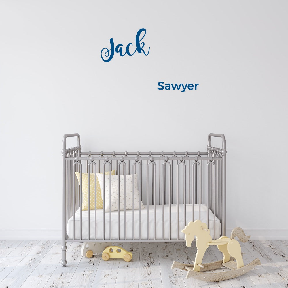 Personalized Two Name Custom Wooden Sign-CarpenterFarmhouse