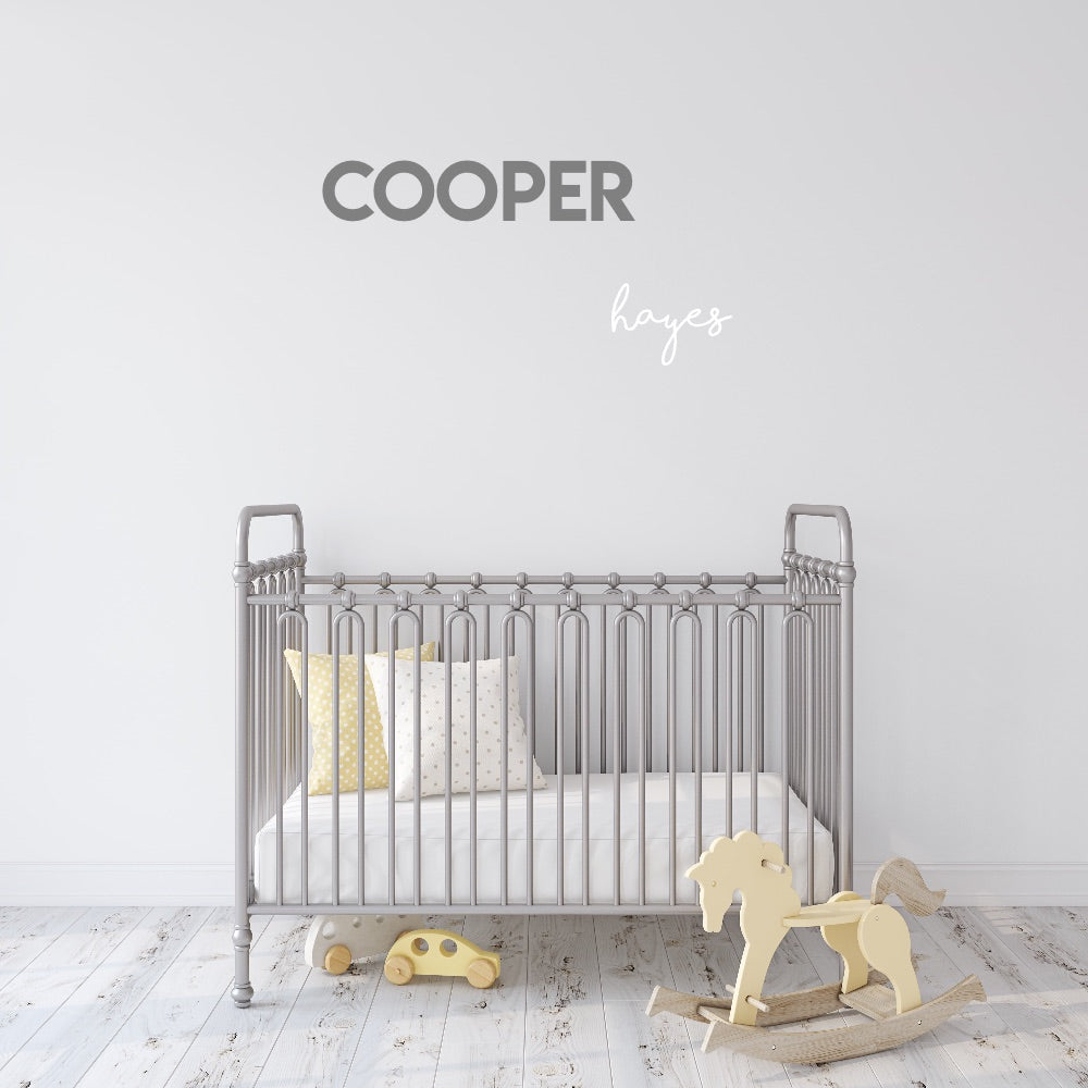 Personalized Two Name Custom Wooden Sign-CarpenterFarmhouse