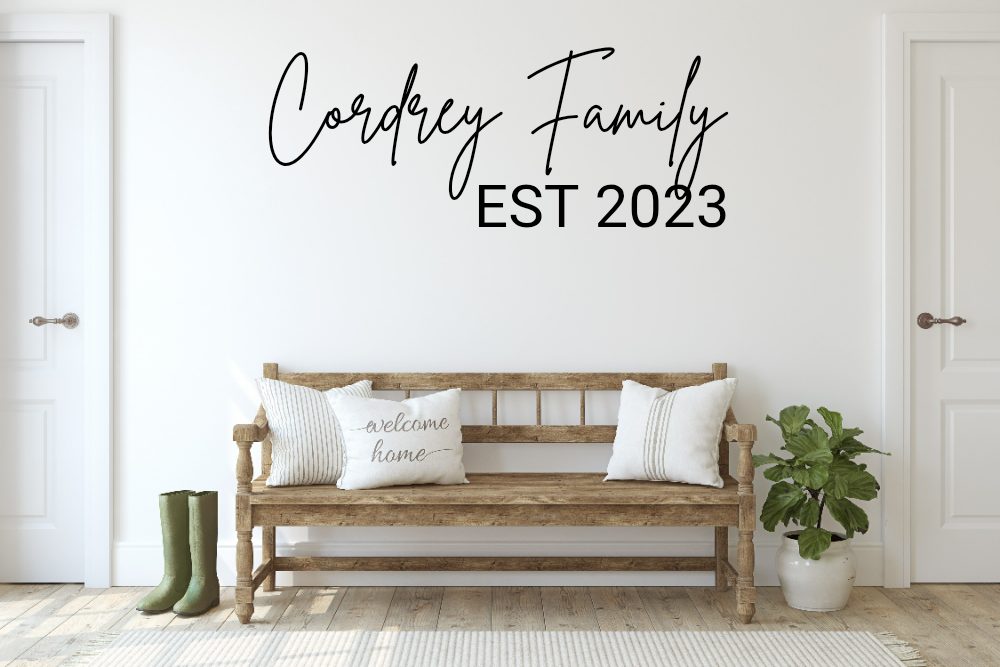 Personalized Custom Family Name Wood Sign-CarpenterFarmhouse