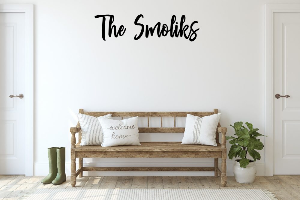 Personalized Custom Family Name Wood Sign-CarpenterFarmhouse