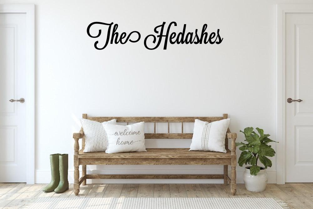 Personalized Custom Family Name Wood Sign-CarpenterFarmhouse