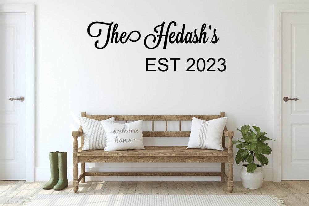 Personalized Custom Family Name Wood Sign-CarpenterFarmhouse