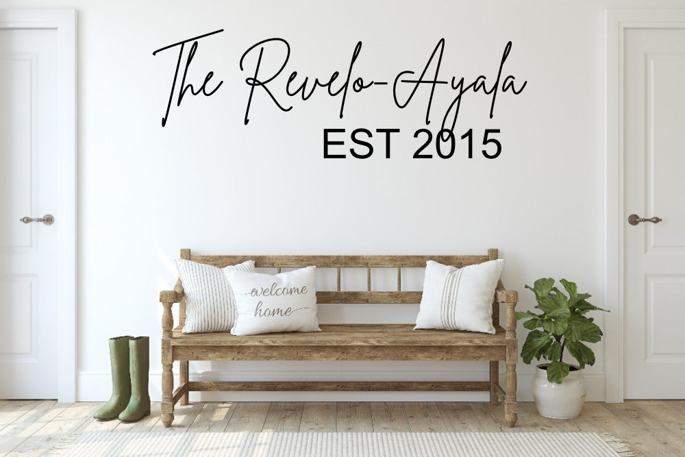 Personalized Custom Family Name Wood Sign-CarpenterFarmhouse