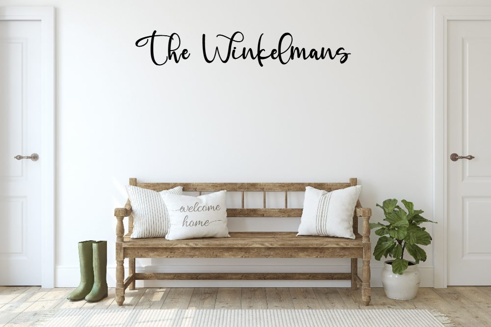 Personalized Custom Family Name Wood Sign-CarpenterFarmhouse