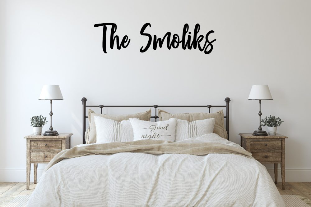Personalized Custom Backdrop Name Wooden Sign-CarpenterFarmhouse