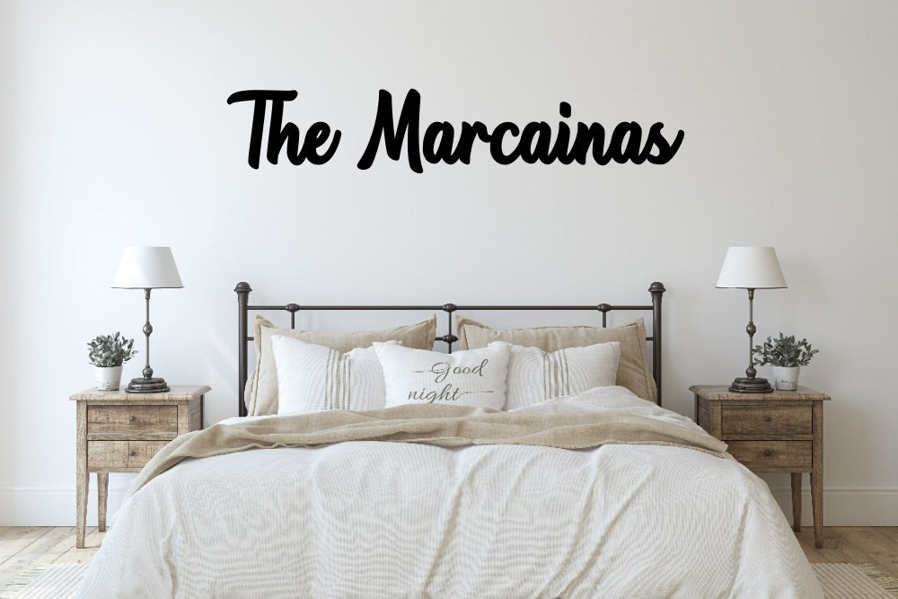 Personalized Custom Backdrop Name Wooden Sign-CarpenterFarmhouse