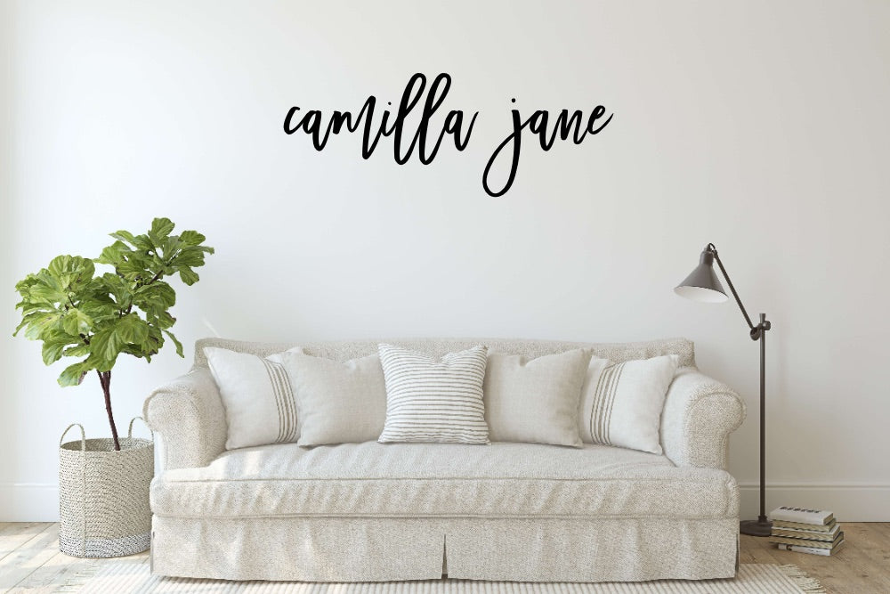 Personalized Custom Name Wood Sign in 27 Fonts-CarpenterFarmhouse