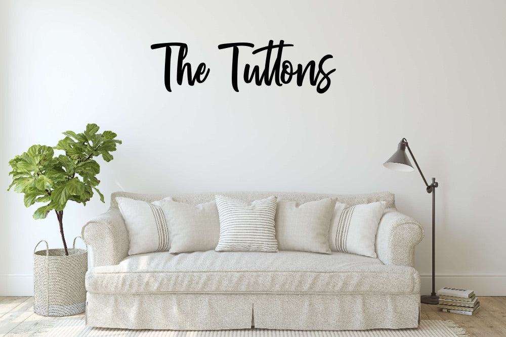 Personalized Custom Name Wood Sign in 27 Fonts-CarpenterFarmhouse