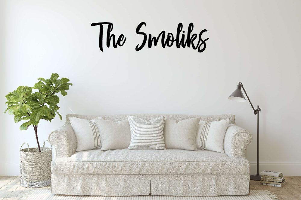 Personalized Custom Name Wood Sign in 27 Fonts-CarpenterFarmhouse