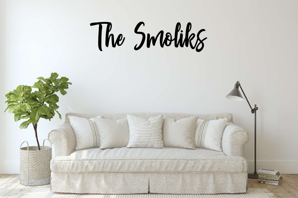 Personalized Custom Name Wood Sign in 27 Fonts-CarpenterFarmhouse