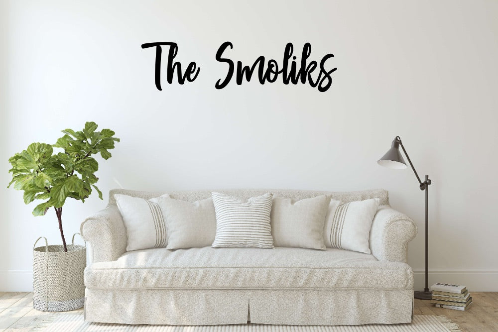 Personalized Custom Name Wood Sign in 27 Fonts-CarpenterFarmhouse
