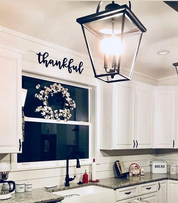 Thankful Wood Wall Sign