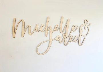 Custom Wedding Sign-CarpenterFarmhouse