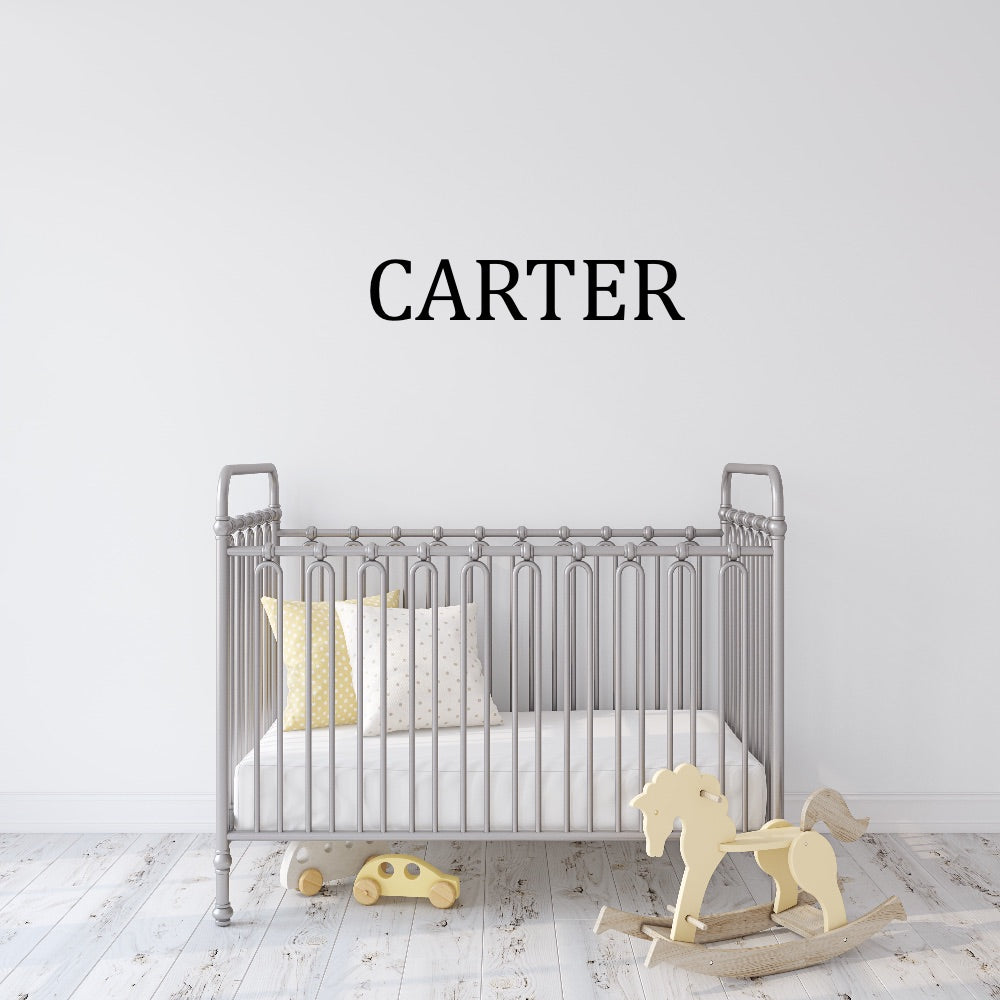 Custom 3D name sign-CarpenterFarmhouse