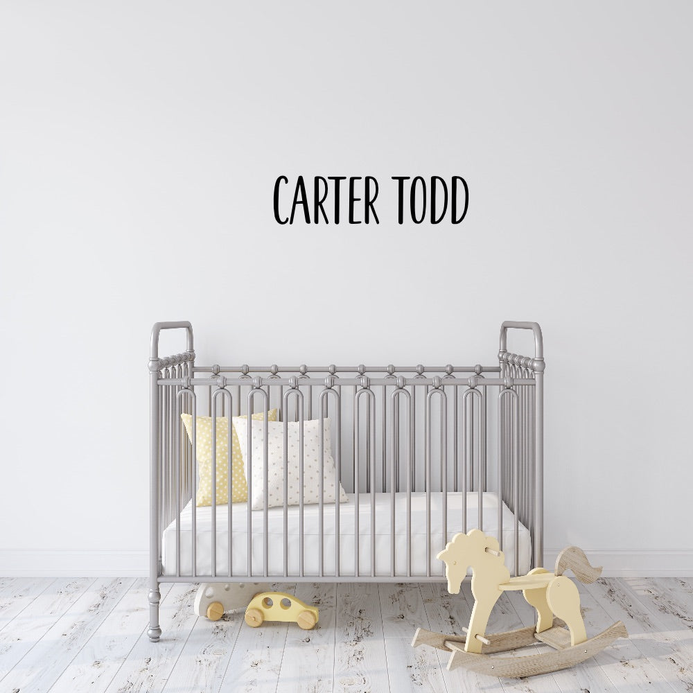 Custom 3D name sign-CarpenterFarmhouse