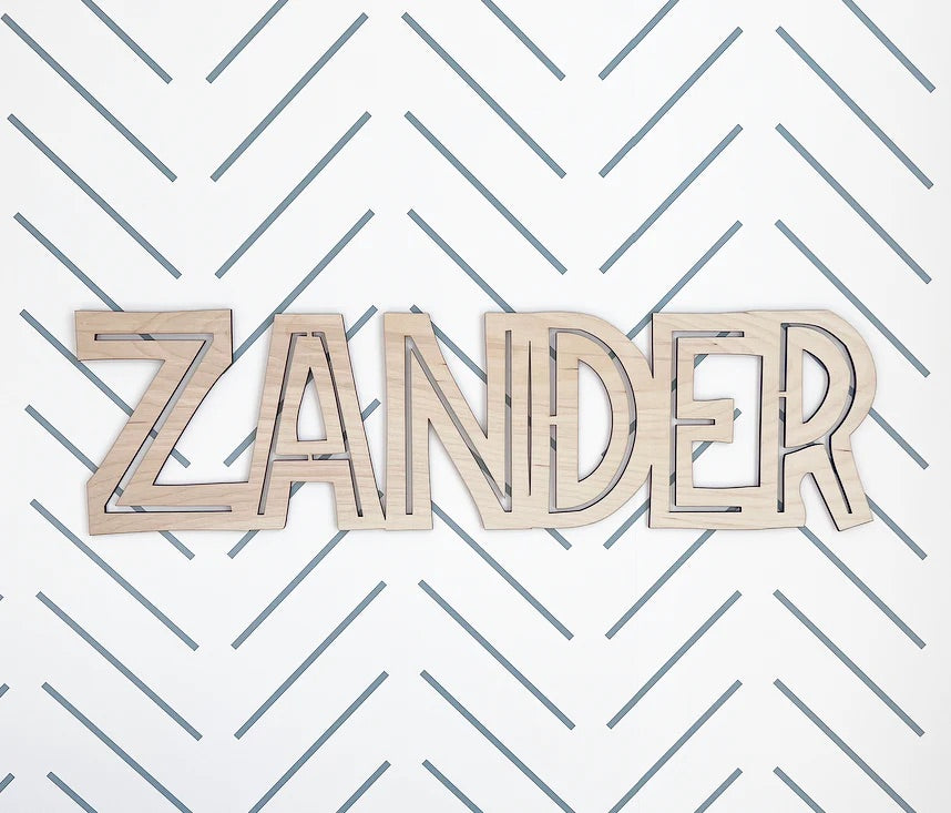 Jurassic Font Name Sign-CarpenterFarmhouse
