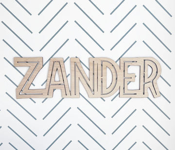 Jurassic Font Name Sign-CarpenterFarmhouse