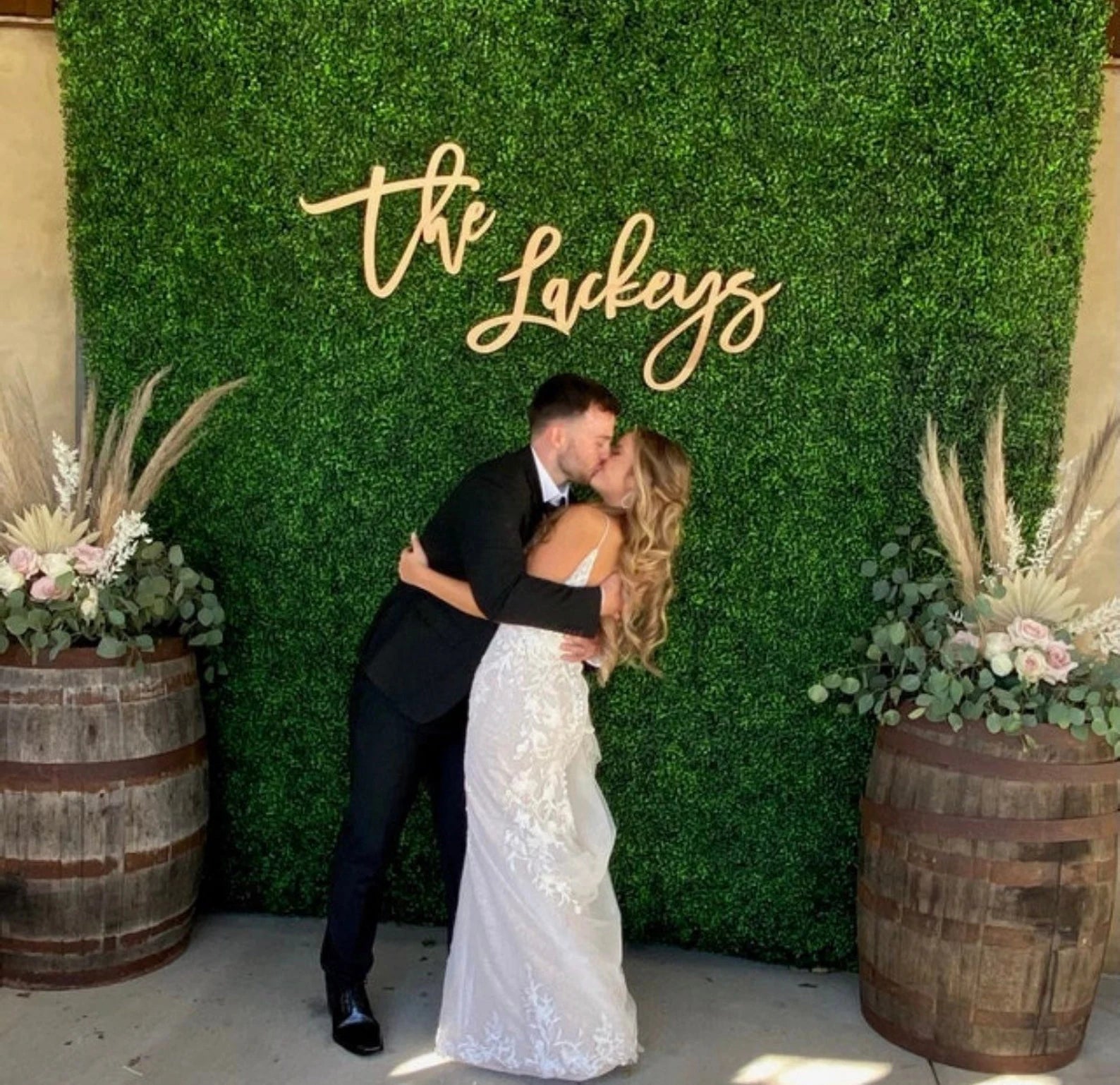 Wooden Last Name Sign - Wedding Name sign-CarpenterFarmhouse