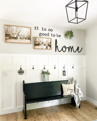 It Is So Good To Be Home Wood Sign-CarpenterFarmhouse