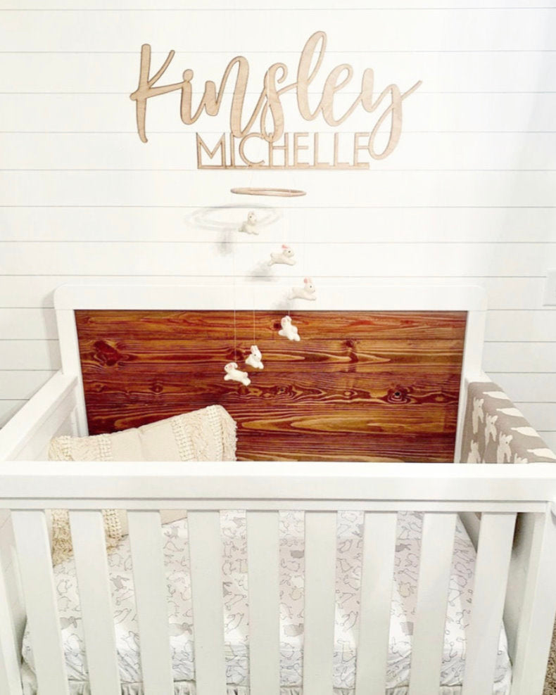Nursery Name Sign-CarpenterFarmhouse
