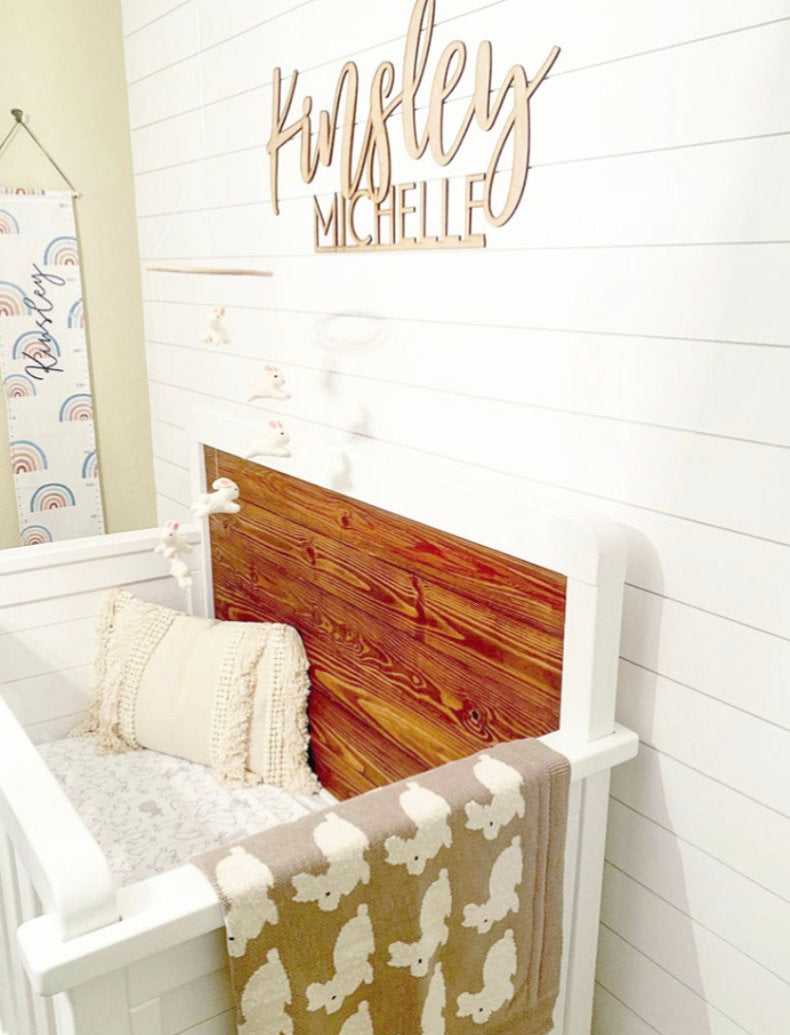 Nursery Name Sign-CarpenterFarmhouse