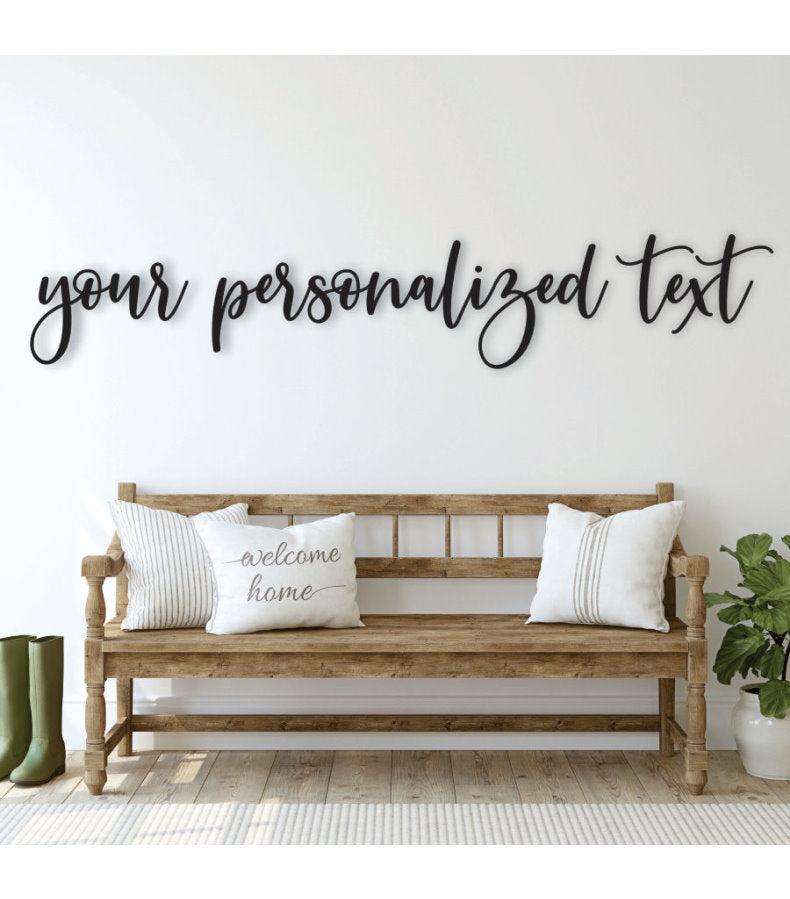 Personalized Custom Name Wood Sign in 27 Fonts-CarpenterFarmhouse