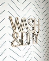 Wash & Dry Wood Sign-CarpenterFarmhouse