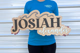 Custom 3D Wooden Name Sign with Designs of your choice-CarpenterFarmhouse