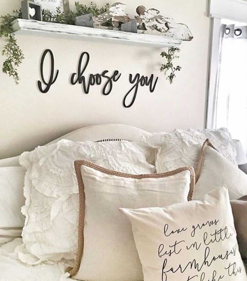 I Choose You Wood Words Sign-CarpenterFarmhouse