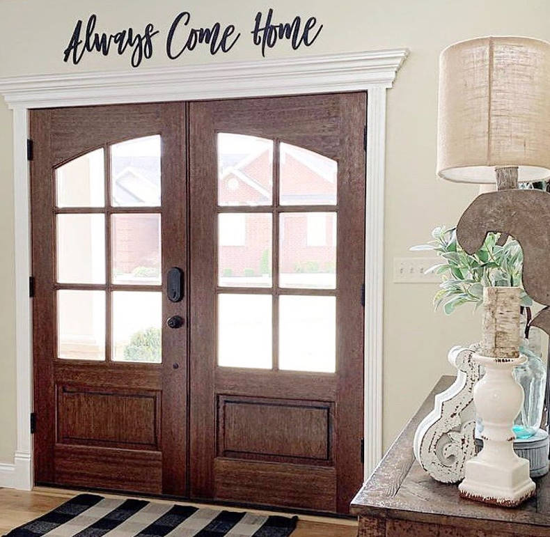 Always Come Home Wooden Sign-CarpenterFarmhouse