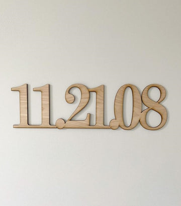 Personalized Anniversary Date Wooden Sign-CarpenterFarmhouse