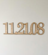 Personalized Anniversary Date Wooden Sign-CarpenterFarmhouse