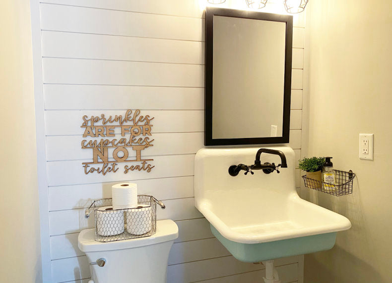 Sprinkles Are For Cupcakes Not Toilet Seats-CarpenterFarmhouse