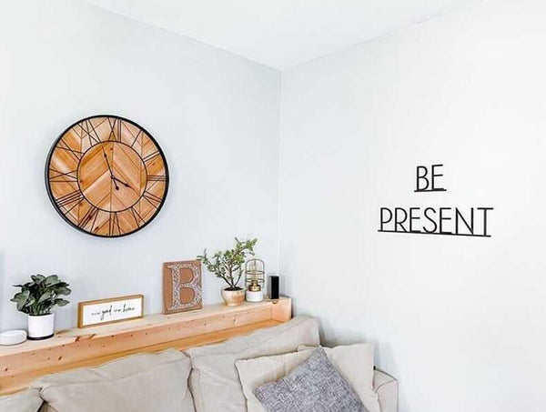 Be Present Wooden Words-CarpenterFarmhouse